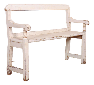 Scottish Original Painted Bench