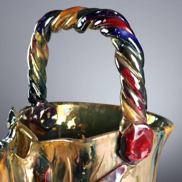 Ceramic Pourer by Giuseppe Mazzotti for Albisola For Sale - Image 5 of 11