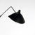 Metal Mid-Century Modern Black Floor Lamp with Three Rotating Arms by Serge Mouille For Sale - Image 7 of 15