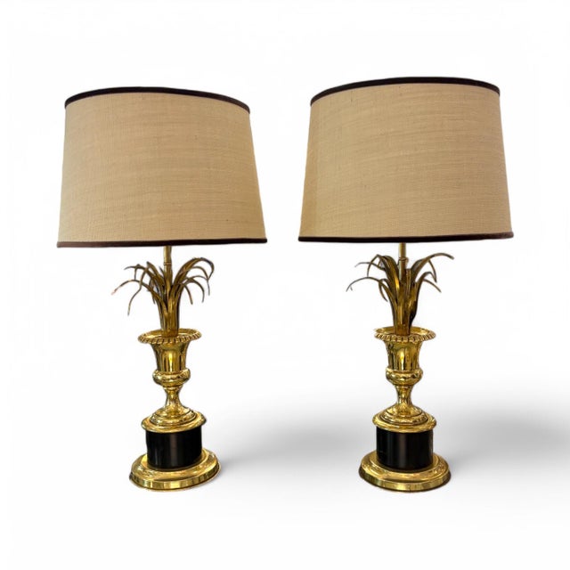 Golden Medici Cup Lamps from Maison Charles, Set of 2 For Sale - Image 6 of 6
