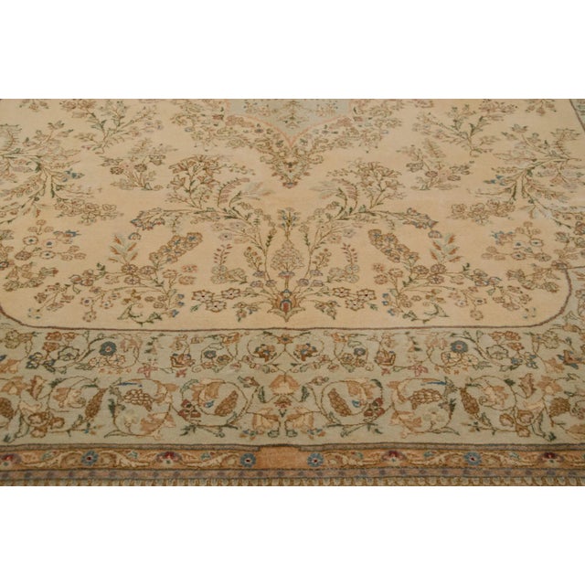 Vintage Tabriz Rug - 10'5" X 13'3" For Sale In New York - Image 6 of 13