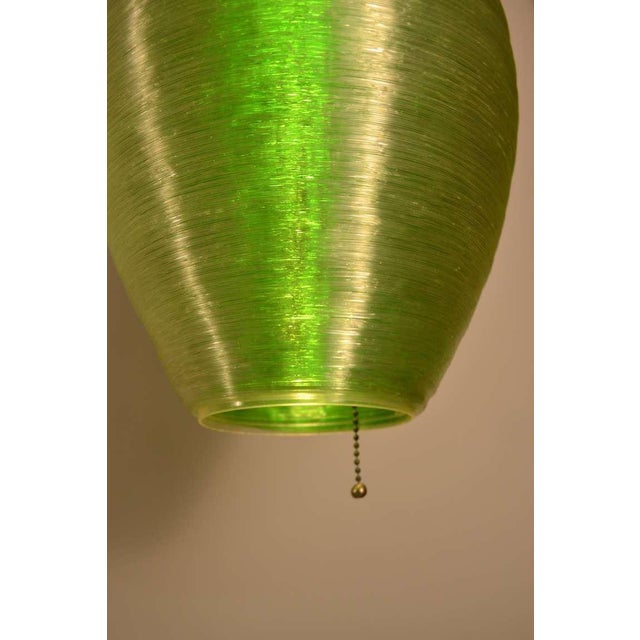 1960s Spun Plastic Football Shape Hanging Fixture For Sale - Image 5 of 6
