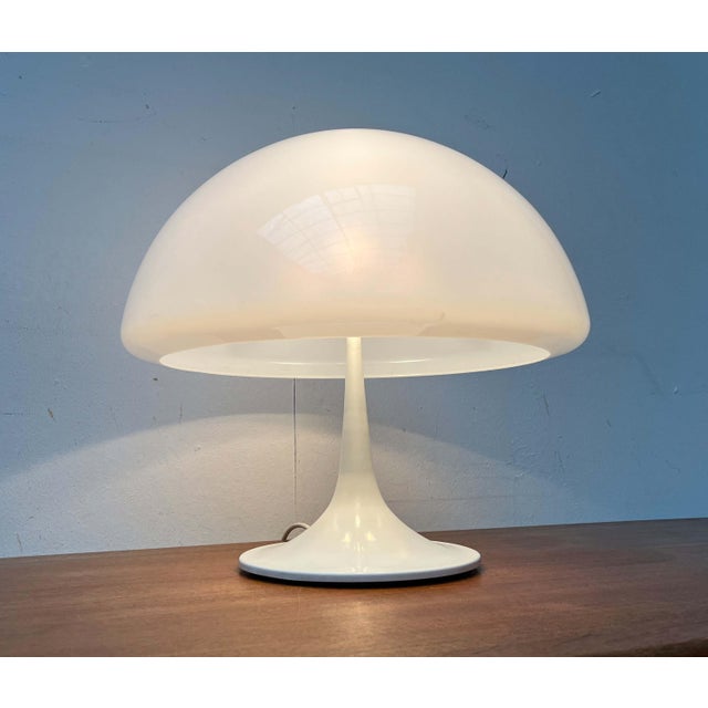 Mid-Century Modern Italian Space Age Table Lamp by Luigi Massoni for Guzzini, 1960s For Sale - Image 13 of 18