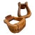 Mid 20th Century Vintage Pair of Leather Stirrups by ML Leddy’s in the Fort Worth Stockyards For Sale