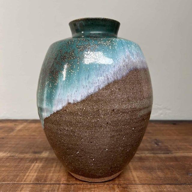 Glazed Ceramic Ikebana Flower Vase, 1960s For Sale - Image 18 of 18