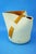 Height: 16 cm; Width: 23.5 cm; Depth: 13.5 cm; Weight: 0.920 kg Magnificent asymmetrical ceramic jug, entirely hand-...