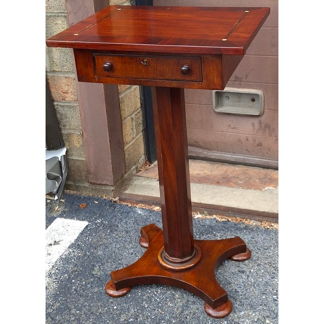 William IV Mahogany Single Drawer Side Table, Circa 1830s For Sale In Washington DC - Image 6 of 11