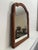 Antique French Country Scalloped Wood Small Wall Mirror For Sale - Image 4 of 13