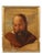 Filippo Marsigli, Portrait, Oil on Paper on Canvas For Sale