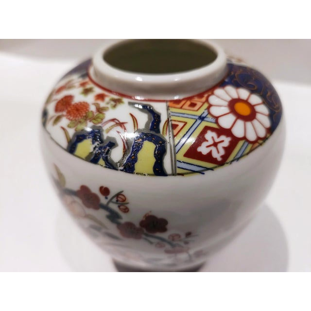 Vintage Japanese Imari Jar For Sale - Image 6 of 12