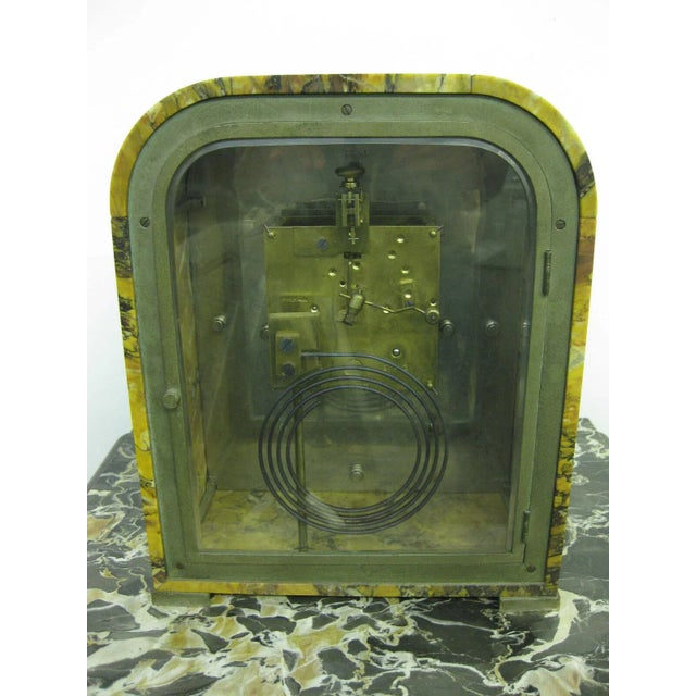 Tiffany and Co. French Art Deco Tiffany & Co. Marble Clock For Sale - Image 4 of 7