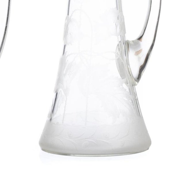 20th Century Glass and Crystal Mugs, Set of 2 For Sale - Image 5 of 6
