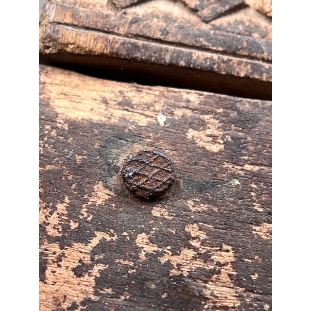 18th / 19th Century Scandinavian Collapsible Hand Reel (Haspel) - Primitive Folk Art Textile Tool / Niddy Noddy For Sale - Image 9 of 12