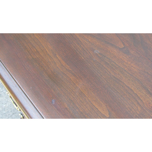 Wood Pair James Sterling Mahogany Nightstands Tables Designer Bachelors Chest For Sale - Image 7 of 9