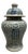 Chinese Blue and White Double Happiness Floral Porcelain Ginger Jar, Chinoiserie Lidded Vase For Sale