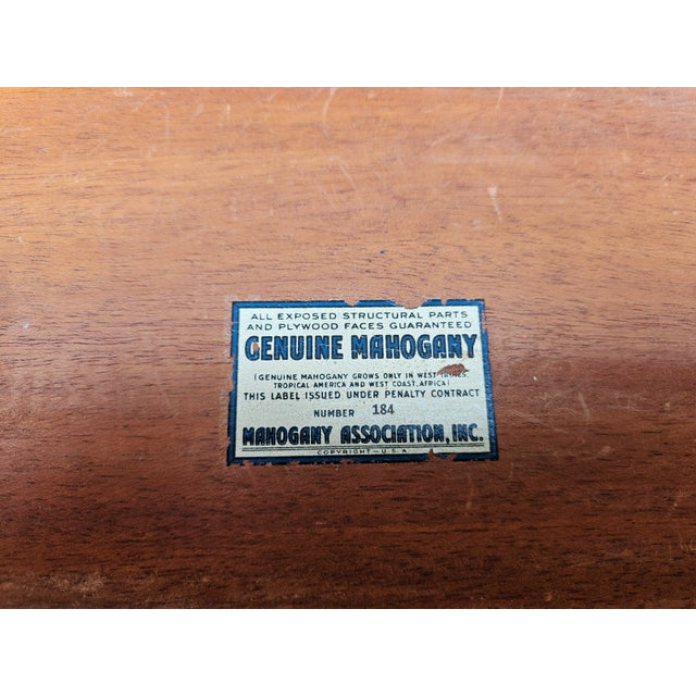 Square Ball and Claw Crotch Mahogany Flip Top Console Game Table For Sale - Image 16 of 17