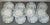 Early 20th Century Minton Porcelain Dinner Plates in a Light Blue & Mauve Flower Pattern - a Set of 12 For Sale - Image 13 of 13