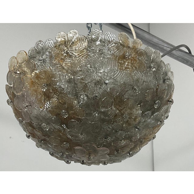Coloured Glass Ceiling Light by Seguso, 1960 For Sale - Image 8 of 18