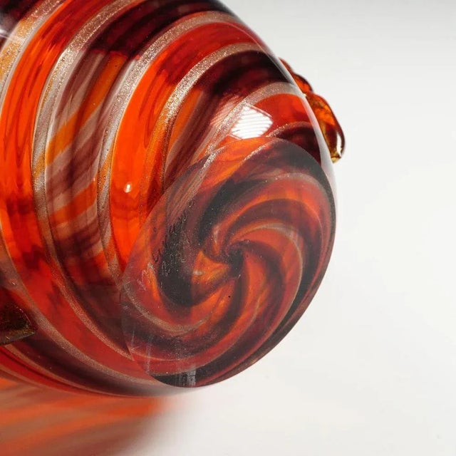 Murano Glass Spirale Vase by Eugenio Ferro, 2009 For Sale - Image 9 of 11