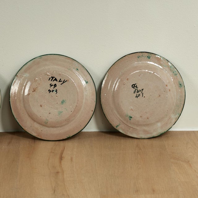 Set of Eight Vintage Italian Dishes With African Animals For Sale - Image 16 of 16