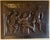 Antique Victorian Flemish Tavern Scene Wall Panels in Carved Oak, 1880, Set of 5 For Sale - Image 4 of 9
