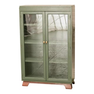 Mid 20th Century Mint Vintage Shelf For Sale