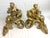 Antique Heavy Pair of Louis XV Style Gilt Bronze Female Sphinx Chenets Andirons For Sale - Image 12 of 17