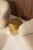 Contemporary Three Rocks High Side Table in Gold Leaf from Insidherland For Sale - Image 3 of 6