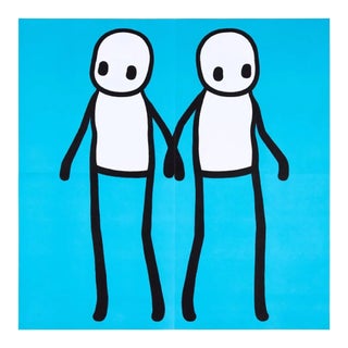 Stik, Holding Hands (Blue), 2020 For Sale