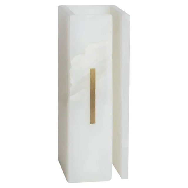Gold 03C Pure White Onix Sculpture by Marie Jeunet For Sale - Image 8 of 8