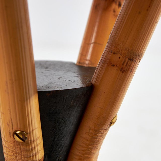 Bamboo Bar Stool, 1970s For Sale - Image 6 of 17
