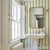 2020s Schumacher Rafe Stripe Wallcovering In Leaf For Sale - Image 5 of 6