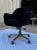 Bumper Desk Chair in Black Mohair Ward Bennett for Geiger International For Sale In Denver - Image 6 of 12
