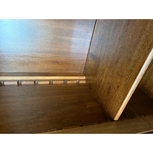 20th Century Armoire, Kitchen Cabinet with Two Doors, Carved Walnut, Spain For Sale - Image 13 of 18