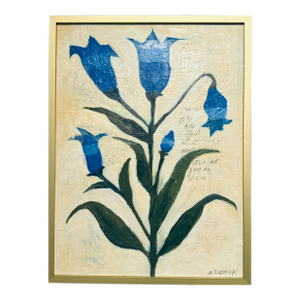 Original Botanical Floral Oil Painting "Étude Botanique #14" by Michele Zuzalek