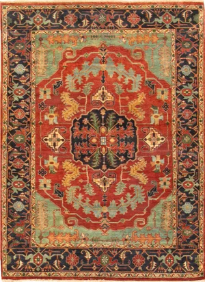 Pasargad Home Serapi Area Rug - 5' 1" X 7' 2"