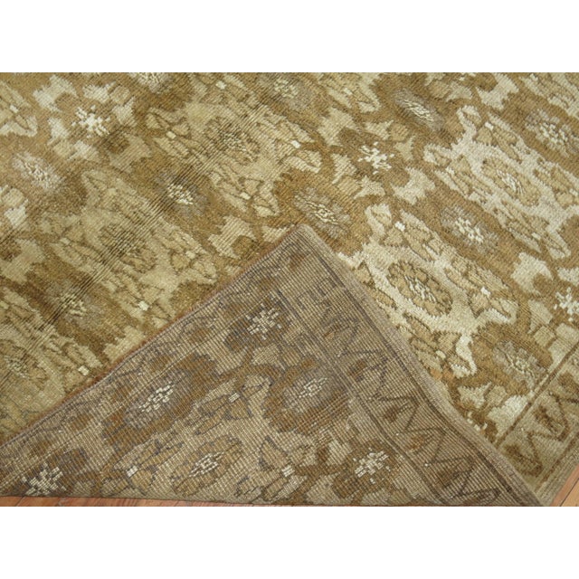 Mid 20th Century Brown Vintage Turkish Rug - 6'2" x 9'5" For Sale - Image 5 of 6