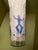 This is a vintage 1940s juice tumbler featuring a rare dancing sailor stick figure design, commonly referred to as a...