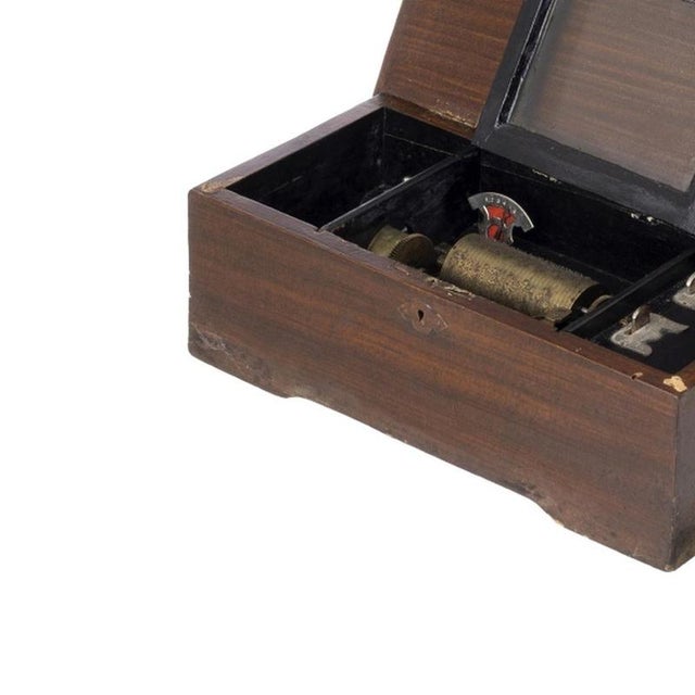 Music Box in Wooden Case, Switzerland For Sale - Image 3 of 6