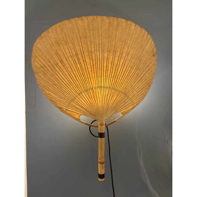1970s Uchiwa Wall Lamps by Ingo Maurer, 1970s, Set of 2 For Sale - Image 5 of 10