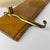 Vintage Art Deco Style Brass and Bakelite Hanger, Italy, 1950s For Sale - Image 10 of 18