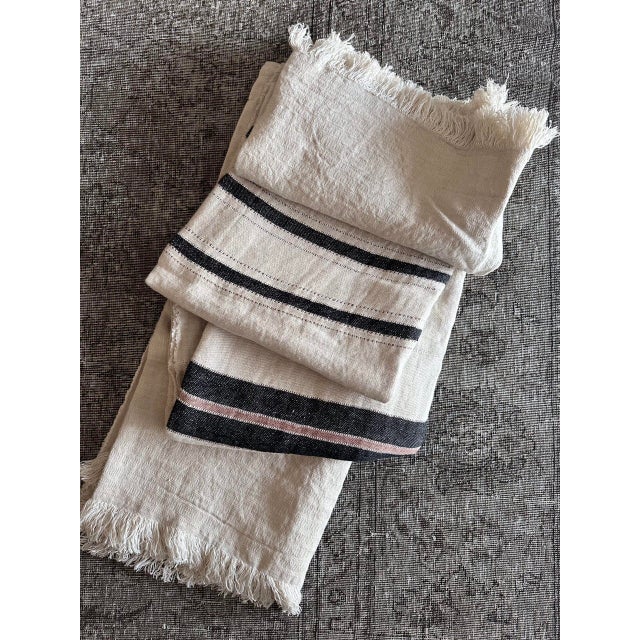 This coverlet is inspired by The Belgian Towels, similar construction, but slightly heavier. The coverlet is seamed down...