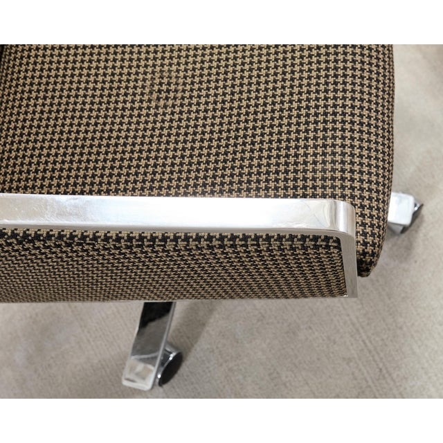 Bert England Office Swivel Steel Desk Armchair for Stow Davis For Sale - Image 11 of 18