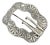 Late 19th Century Unger Brothers Sterling Silver Belt Buckle Brooch or Pin For Sale