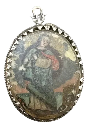 17th Century Sterling Silver Reliquary, 1650s