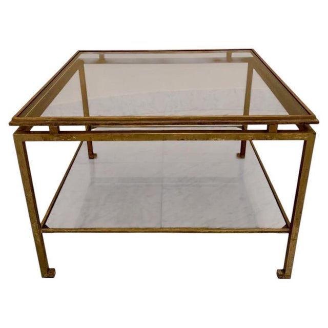 Vintage Tables by Henri Pouenat for Maison Ramsey, 1950, Set of 3 For Sale - Image 3 of 9