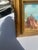 Up for consideration is a beautiful vintage small gold framed tree stump painting on canvas, signed by the artist. This...