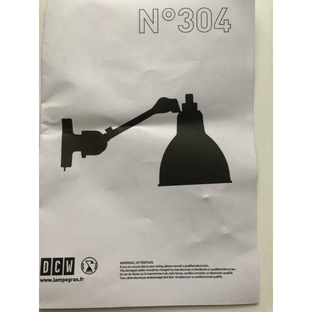 Black Lampe Gras N°304 Desk Lamp, French Industrial Modern, New/Unused by DCW Éditions For Sale - Image 8 of 10