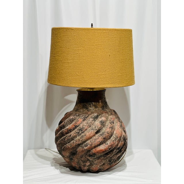 Postmodern Late 20th Century Organic Post Modern Resin Lamp For Sale - Image 3 of 10