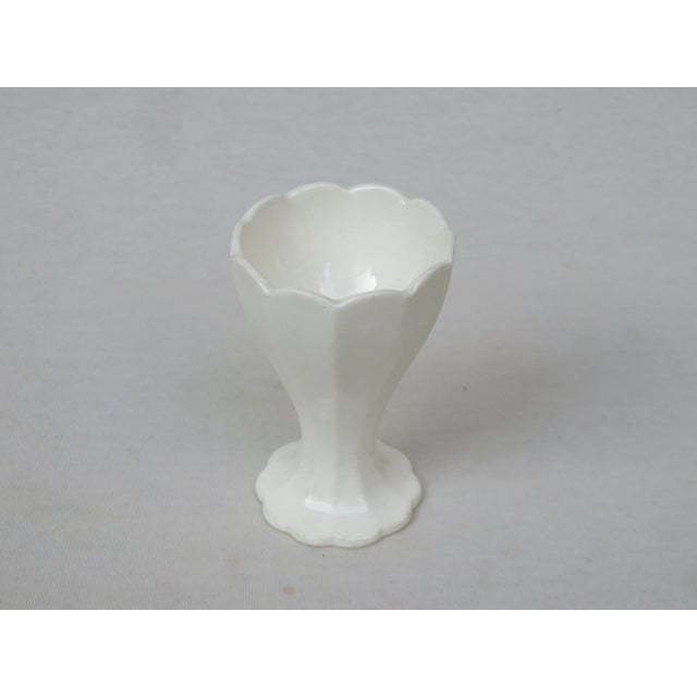 Antique Art Nouveau Ceramic Egg Cups by Adolf Behrmann for Max Roesler, Set of 7 For Sale - Image 9 of 17